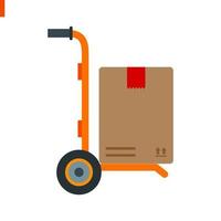 Carry Package Line Icon vector