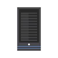 Server Network Line Icon vector