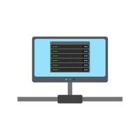 Corrupted Data Line Icon vector