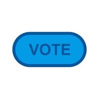 Vote Link Line Icon vector