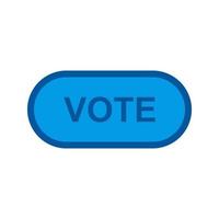 Vote Link Line Icon vector