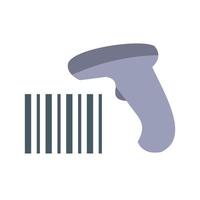 Bar Code Reader Line Icon vector