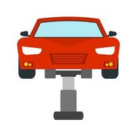 Car Lifter Line Icon vector