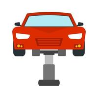 Car Lifter Line Icon vector