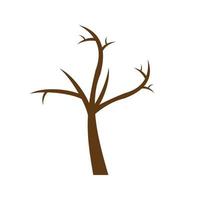 Bare Tree Line Icon vector