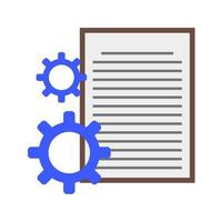 Data Management Line Icon vector