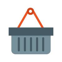 Basket Line Icon vector