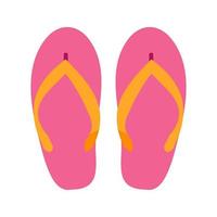 Slippers Line Icon vector