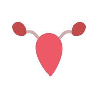Ovary Line Icon vector