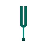 Musical Fork Line Icon vector