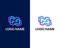 plantilla de diseño de logotipo moderno creativo letra g vector