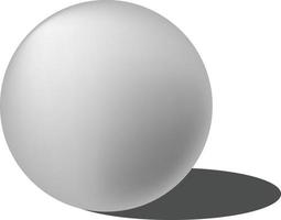 Sphere White 3D Vector Ball