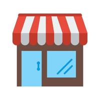 Shop Line Icon vector