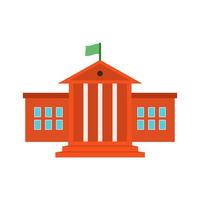 Presidential Building Line Icon vector