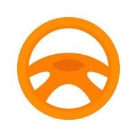 Steering Wheel Line Icon vector