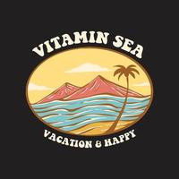 ilustración de vitamina mar