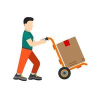 Package Delivered Line Icon vector