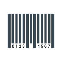 Bar Code Line Icon vector