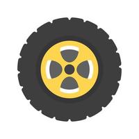 Tyre III Line Icon vector