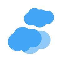 Clouds Line Icon vector
