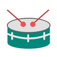 Snare Drum Line Icon vector