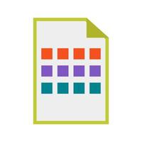 Grid View Line Icon vector