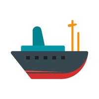 Delivery Ship Line Icon vector