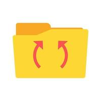 File Management Line Icon vector