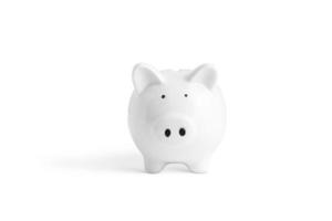 piggy bank isolated photo