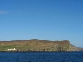 la isla sheltand en escocia foto