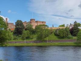 The city of Inverness and the scotish highlands photo