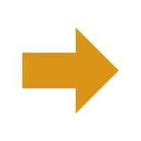 Arrow illustrated on white background vector