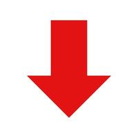 Arrow illustrated on white background vector