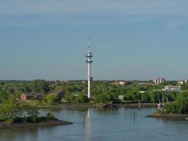 hamburgo y el río elba foto
