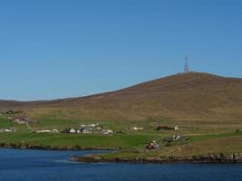 la isla sheltand en escocia foto