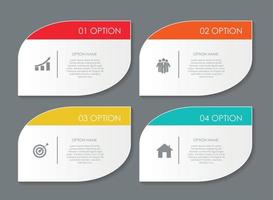 elementos de diseño infográfico para su ilustración de vector de negocio.