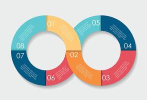 elementos de diseño infográfico para su ilustración de vector de negocio.