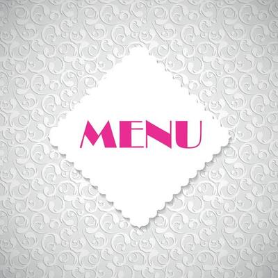 Restaurant Menu Template Vector Illustration