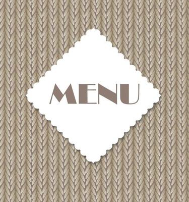 Restaurant Menu Template Vector Illustration