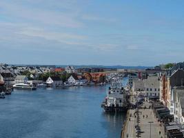 haugesund city in norway photo