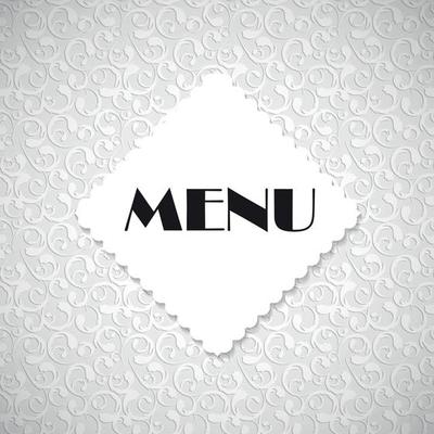 Restaurant Menu Template Vector Illustration