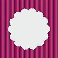 Frame in Paper Vintage Seamless Background. Vector Illustration.