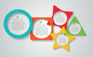 elementos de diseño infográfico para su ilustración de vector de negocio.