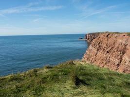 helgoland island in the north sea photo