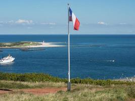 isla de helgoland en el mar del norte foto