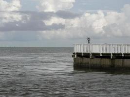 the city of cuxhaven at the north sea in germany photo