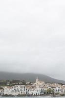 Cadaques village in winter in the north of Catalonia, Spain on the Costa Brava. photo