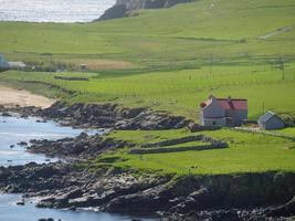 la ciudad de lerwick y las islas shetland foto