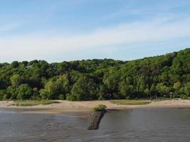 hamburgo y el río elba foto