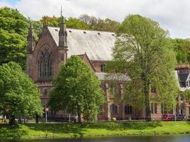 The city of Inverness and the scotish highlands photo